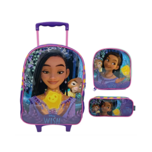 Kit Escolar Disney Wish 3 Peças Xeryus