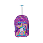 Mochila de Rodinhas e Costas Rabisk Unicórnio
